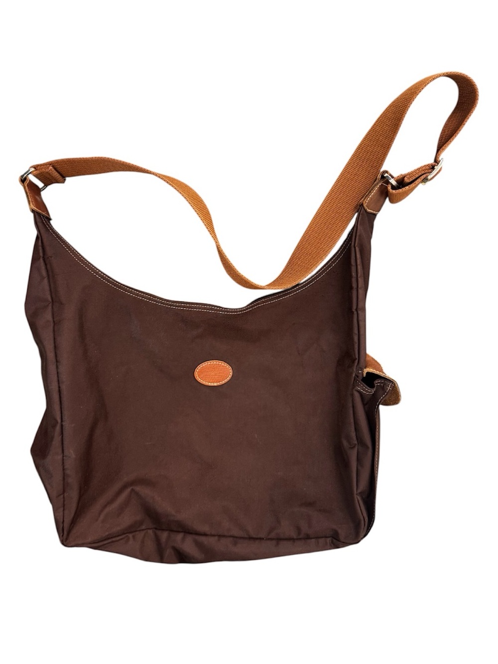 LONGCHAMP Le Pliage Hobo One Shoulder Crossbody Bag Brown